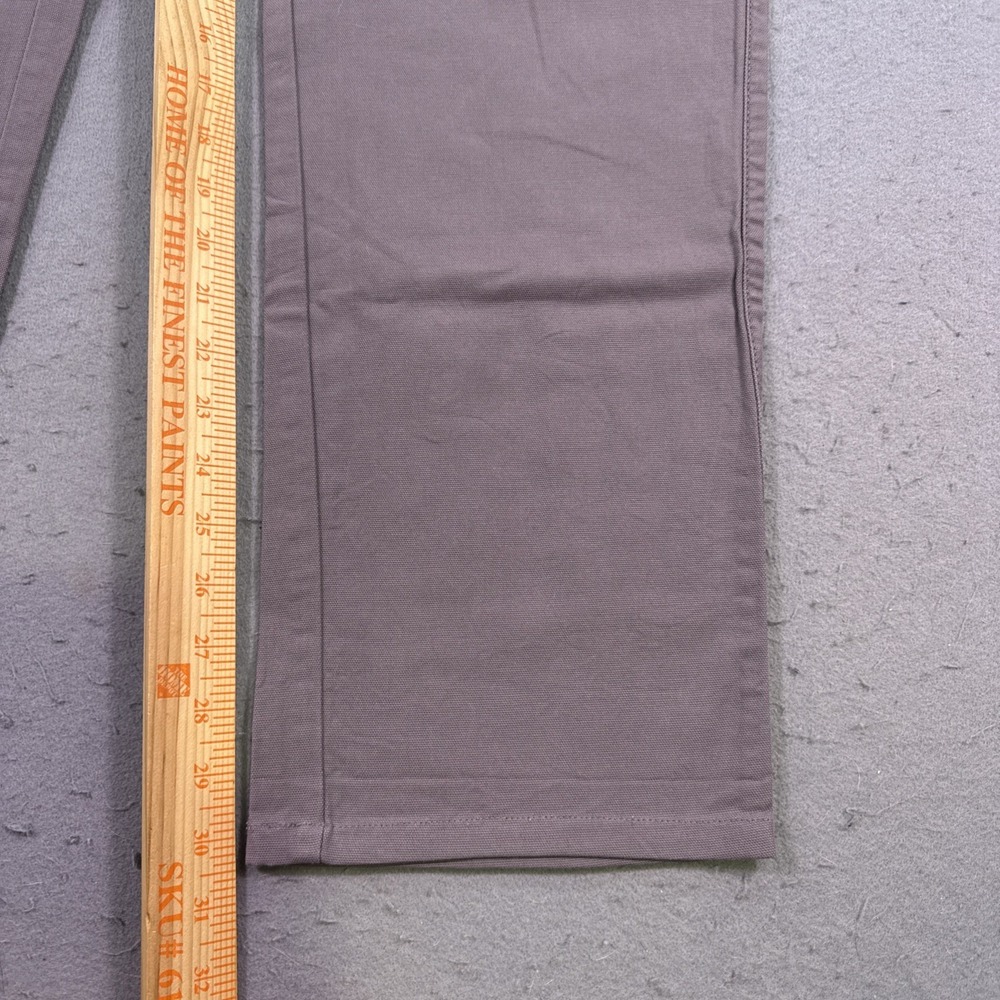 Peter Millar Crown Vintage Canvas Pants Mens 40 Gray 5 Pocket Chino JEANS - Picture 4 of 8